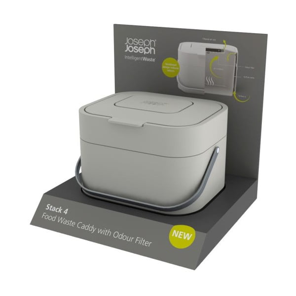 Posoda za kompostne odpadke Joseph Joseph IntelligentWaste Stack, 4 l-image-2