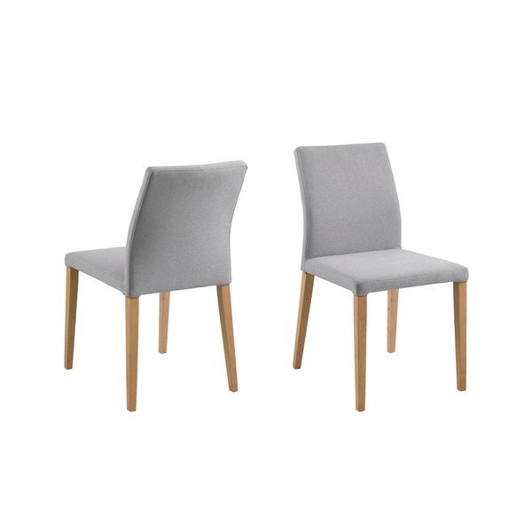 Set 2 svetlo sivih jedilnih stolov Actona Zina Dining-image-3