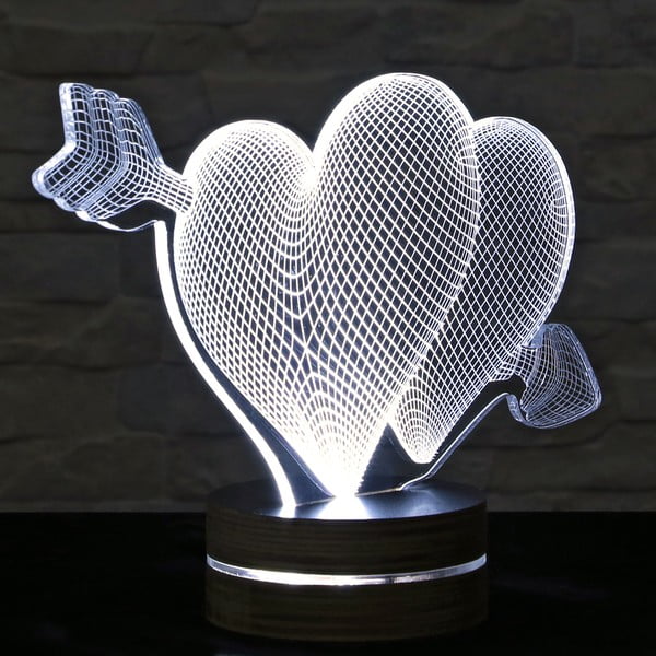 3D namizna svetilka Two Hearts-image-2