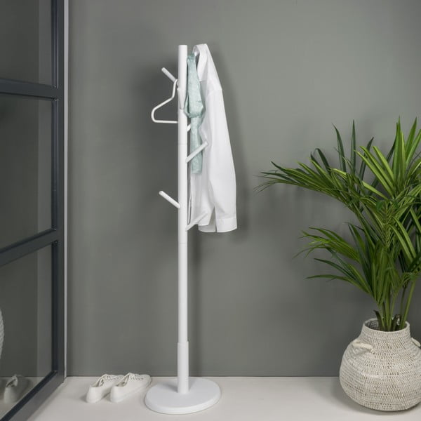 Bel obešalnik iz masivnega kavčukovca ø 36x170 cm Bro – Spinder Design-image-1