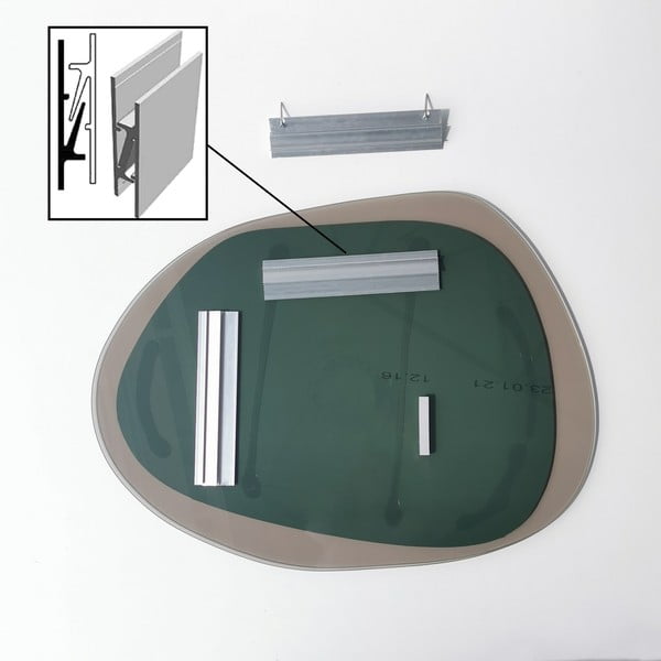 Stensko ogledalo Neostill Aqua, dolžina 55 cm-image-4