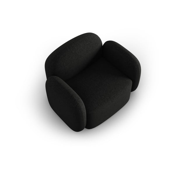 Črn fotelj Blair – Micadoni Home-image-3
