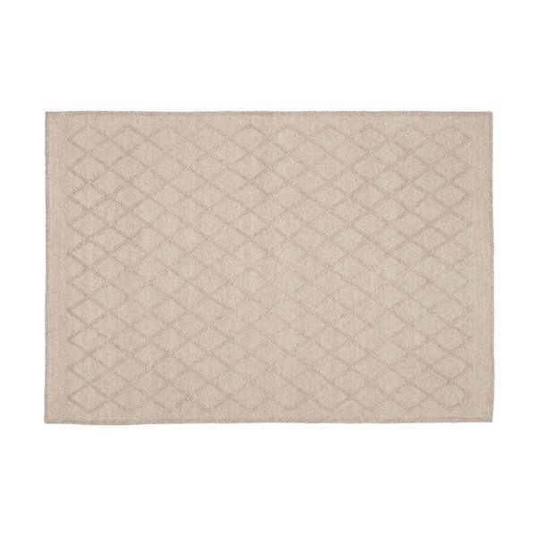 Bež pralna preproga iz mešanice volne 160x230 cm Sybil – Kave Home