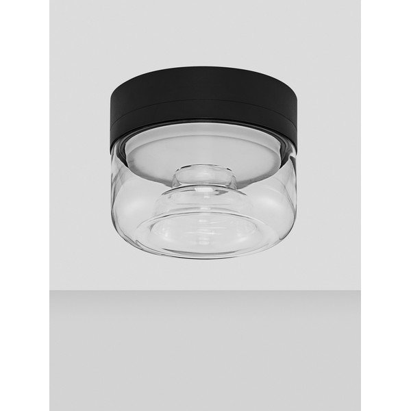 Mat črna aluminijasta LED stropna svetilka Doris – Nova Luce-image-2