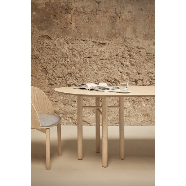 Ovalna jedilna miza Teulat Junco, dolžina 200 cm-image-1