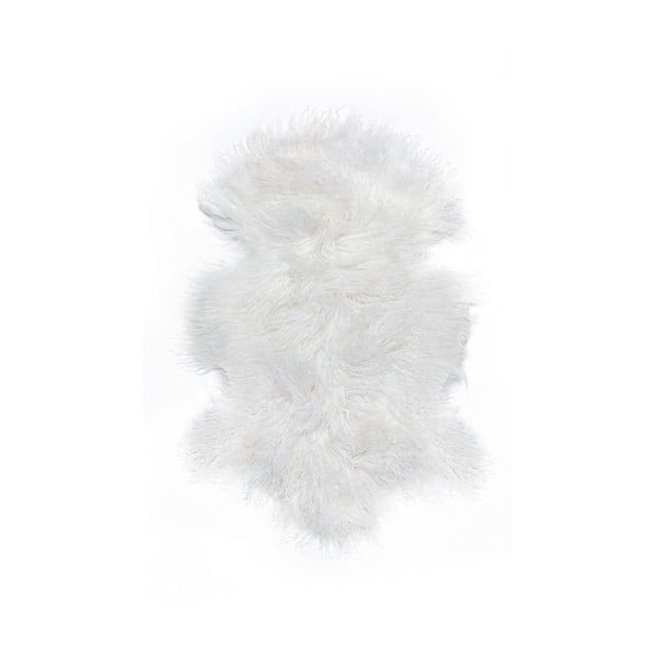 Bela tibetanska ovčja koža Bonami Selection, 60 x 90 cm