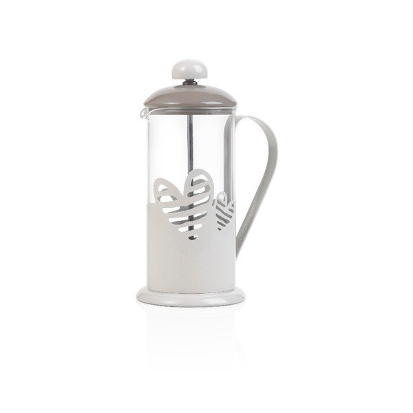 Bela stiskalnica za kavo ali čaj Brandani Batticuore, 350 ml-image-1