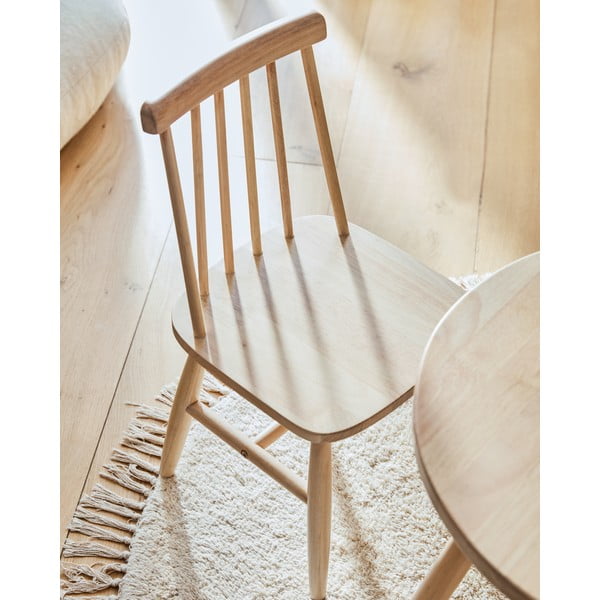 Otroška mizica iz kavčukovca Kave Home Dilcia, ø 55 cm-image-4