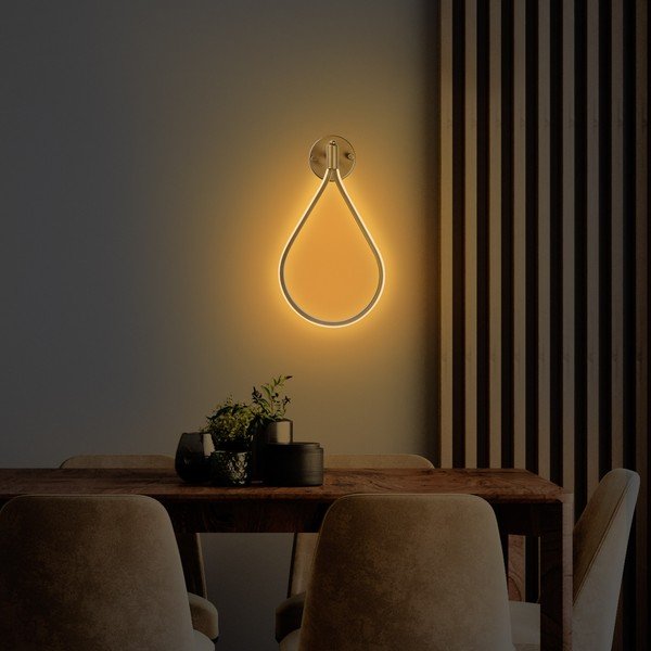 LED stenska svetilka v zlati barvi Damla – Opviq lights-image-2