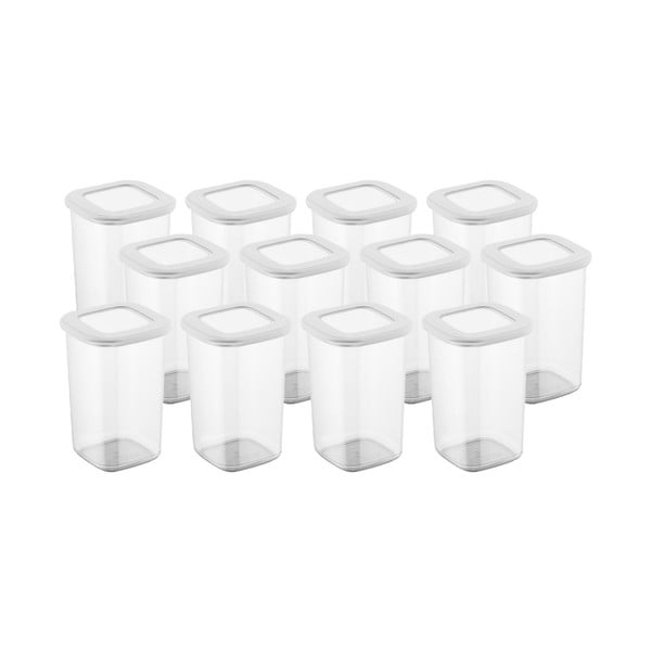 Posode za shranjevanje v kompletu 12 ks živil Fresco – Hermia-image-2