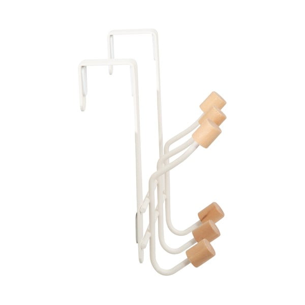 Kovinski obešalnik za vrata s 6 kavlji Compactor-image-1