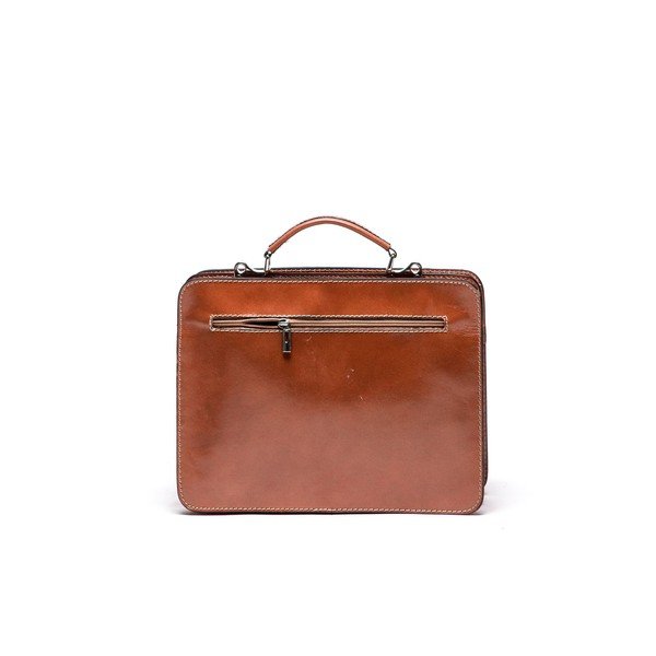 Usnjena torbica Luisa Vanini 305 Cognac-image-1