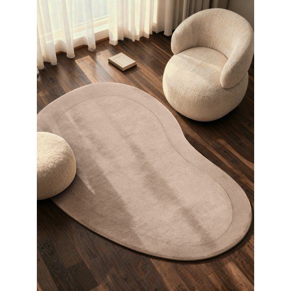 Bež ročno tkana preproga iz mešanice volne 125x200 cm Kari Organic – Villeroy&Boch-image-1