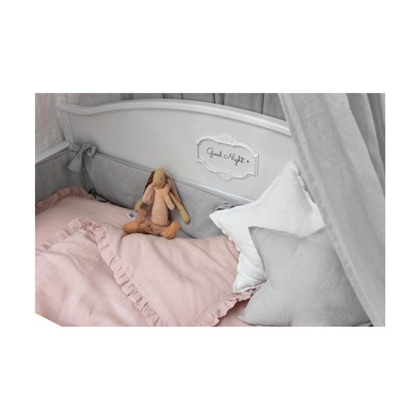 Siv lanen otroški vzglavnik v obliki zvezde BELLAMY Stone Grey-image-3