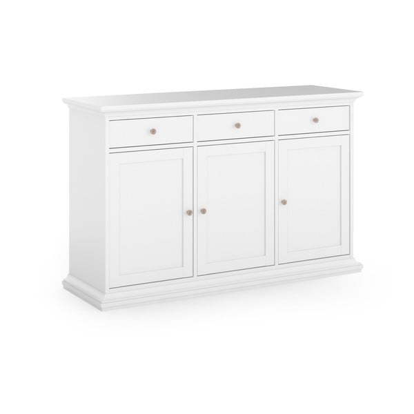 Bela nizka komoda 144x92 cm Paris – Tvilum-image-4