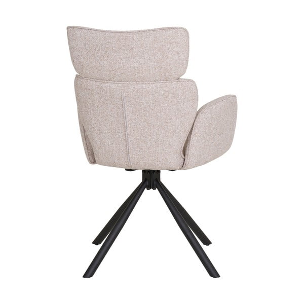 Bež oblazinjeni jedilni stoli v kompletu z nasloni za roke 2 ks Cordoba – House Nordic-image-4