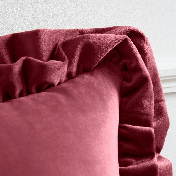 Žametna okrasna blazina 43x43 cm Velvet Double Frill – Catherine Lansfield-image-2