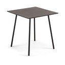 Črna miza Kave Home Ulrich, 75 x 75 cm