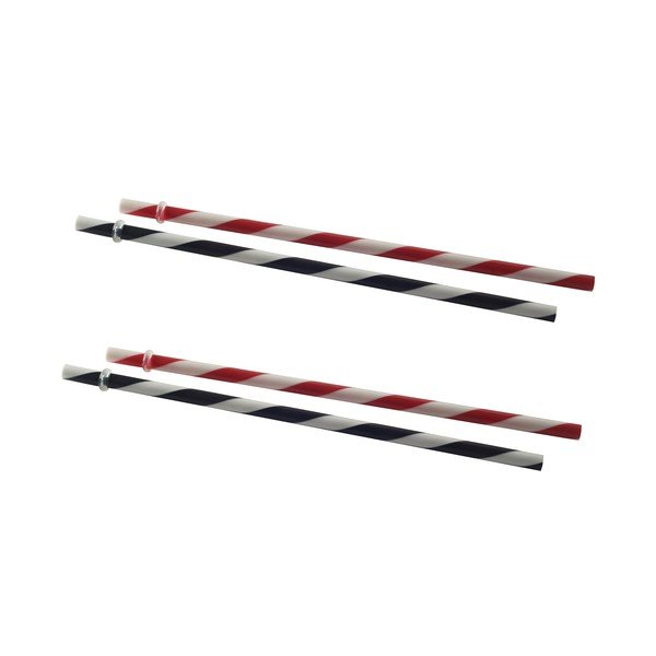 Komplet 4 barvnih slamic Kilner