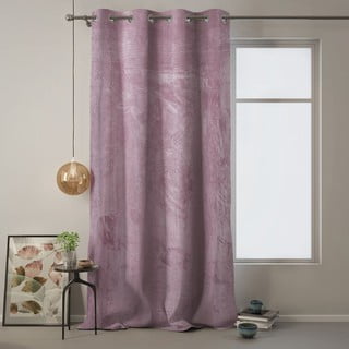 Rožnata zavesa AmeliaHome Velvet, 140 x 270 cm