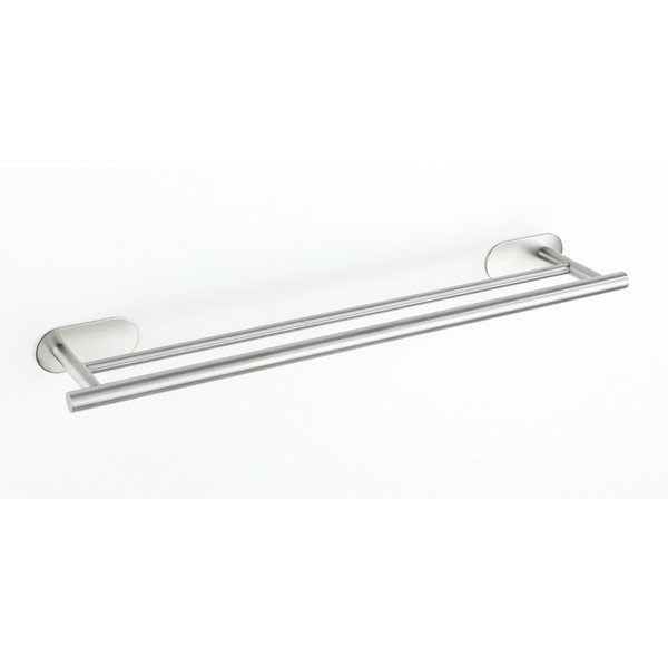 Držalo za brisače iz nerjavečega jekla v mat srebrni barvi z namestitvijo brez vrtanja Orea Duo – Wenko-image-3