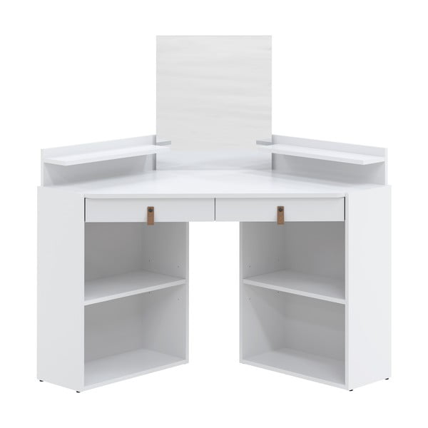 Kozmetična miza z belo mizno ploščo 90x90 cm Gloss – TemaHome