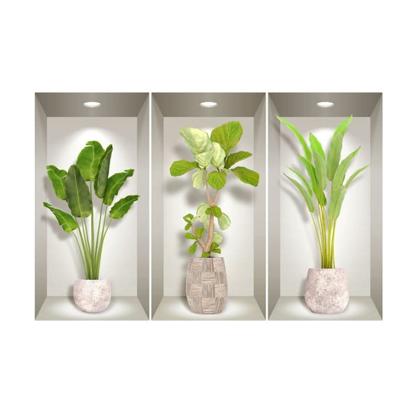 3 3D stenske nalepke Ambiance Banana Trees-image-2