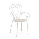 Bež kovinski vrtni stol Etienne – Bizzotto