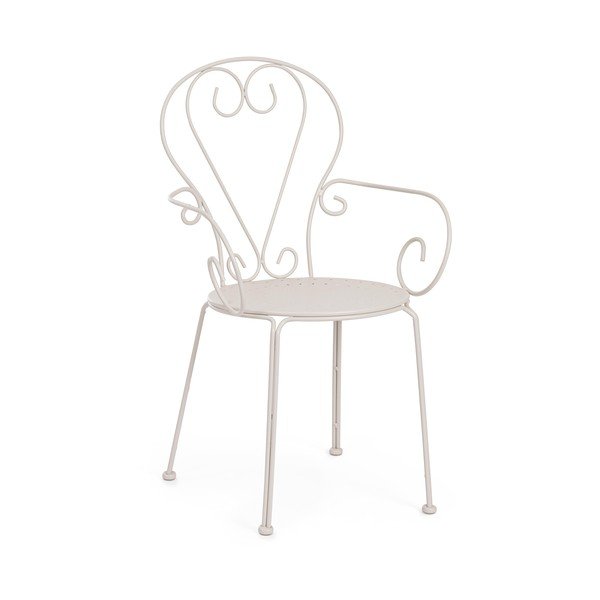 Bež kovinski vrtni stol Etienne – Bizzotto