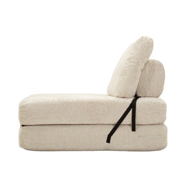 Bel raztegljiv fotelj iz tkanine bouclé Faster – Mauro Ferretti-image-4