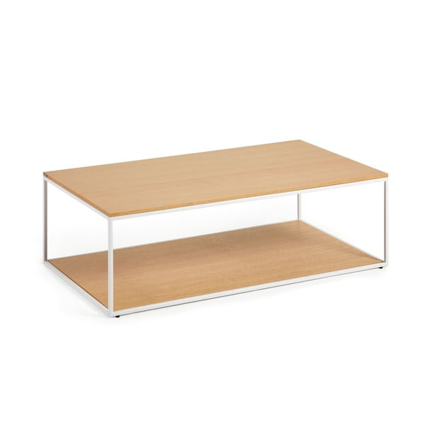 Mizica z mizno ploščo v hrastovem dekorju v svetli naravni barvi 60x110 cm Yoana – Kave Home