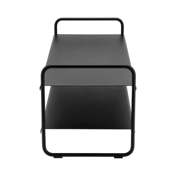 Črno jekleno stojalo za čevlje 33x33x80 cm A-Shoe – Zone-image-4