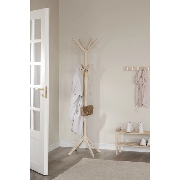 Obešalnik iz masivnega hrasta v naravni barvi Confetti – Rowico-image-1