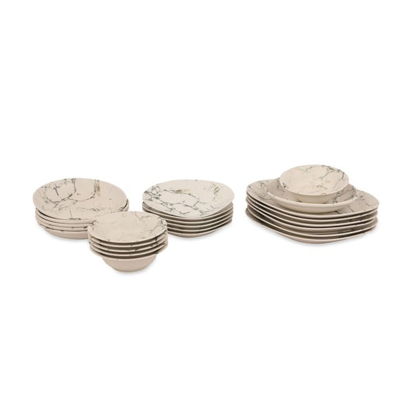 24-delni jedilni set iz porcelana Kütahya Porselen Light Marble-image-2