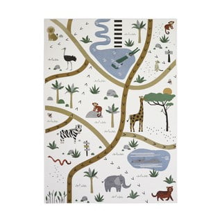 Kremno bela otroška preproga 123x180 cm Little Savannah – Nattiot