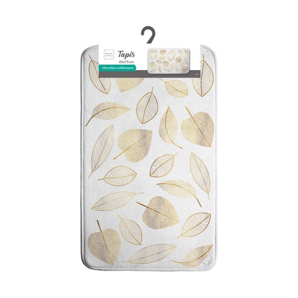 Bela tekstilna kopalniška preproga 45x75 cm Joya – douceur d'intérieur-image-2