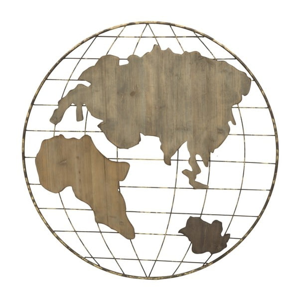 Mauro Ferretti Globe Map stenska dekoracija, ⌀ 88 cm