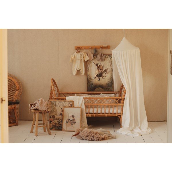 Bel bombažni baldahin Cream - Moi Mili-image-4