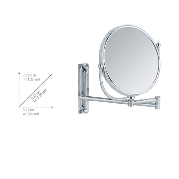 Kozmetično ogledalo ø 19 cm Deluxe – Wenko-image-1