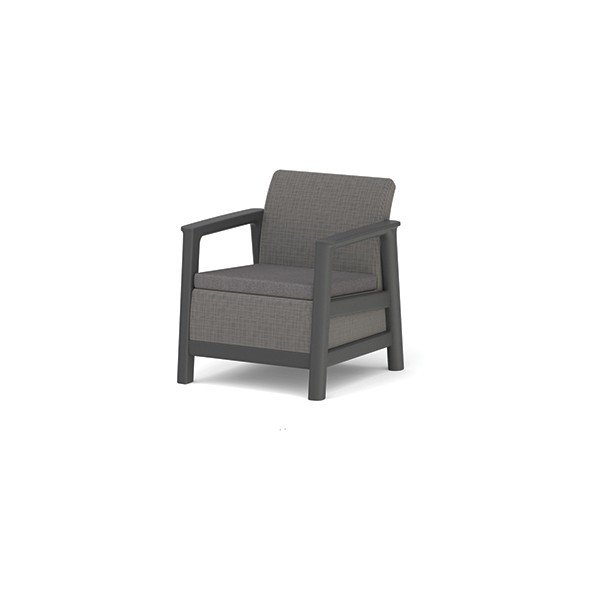 Sivi plastični vrtni fotelji v kompletu 2 ks Scandi Linea – Keter