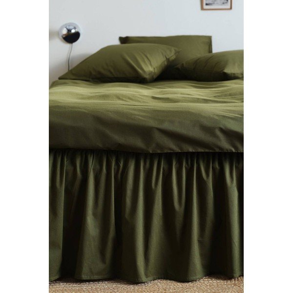Kaki zeleno pregrinjalo iz organskega bombaža 90x200 cm Zack – Jotex-image-1
