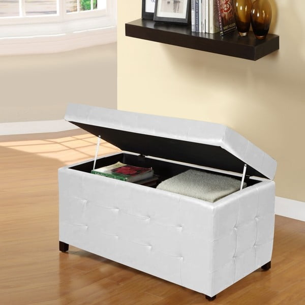 Beli stolček s shranjevanjem Evergreen House Multi, 84 x 49 cm-image-1