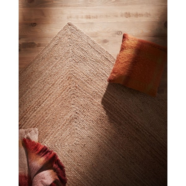 Preproga iz jute v naravni barvi 200x300 cm Alfombra - Kave Home-image-1