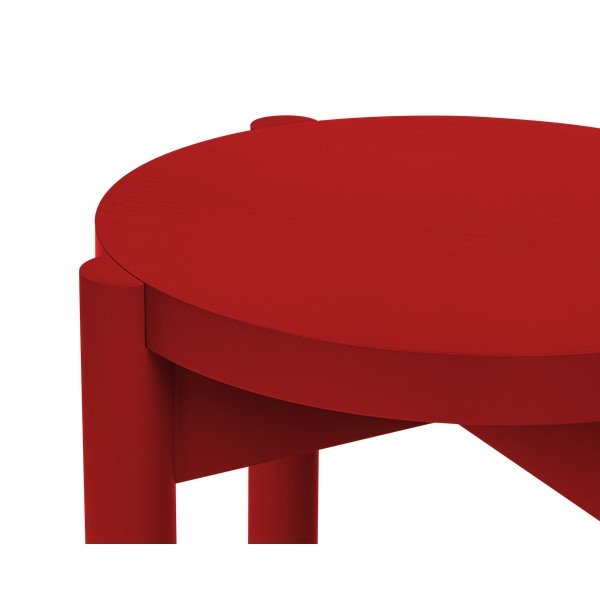 Rdeč stolček iz masivne bukve Hopp – noo.ma-image-3