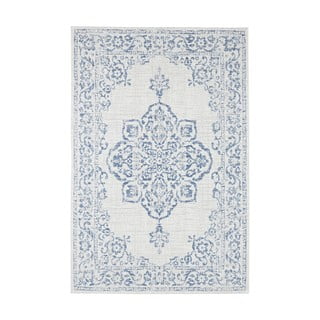 Modro-krem zunanja preproga NORTHRUGS Tilos, 80 x 150 cm