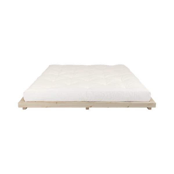 Postelja z vzmetnico Karup Design Dock Comfort Mat Natural Clear/Natural, 180 x 200 cm