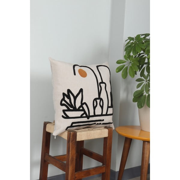 Lanena prevleka za blazino 43x43 cm Winter Sun – Mioli Decor-image-2