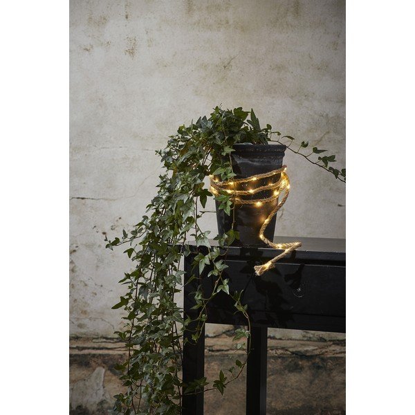 Rjava LED svetlobna veriga Star Trading Jutta, 40 luči, dolžina 200 cm-image-1