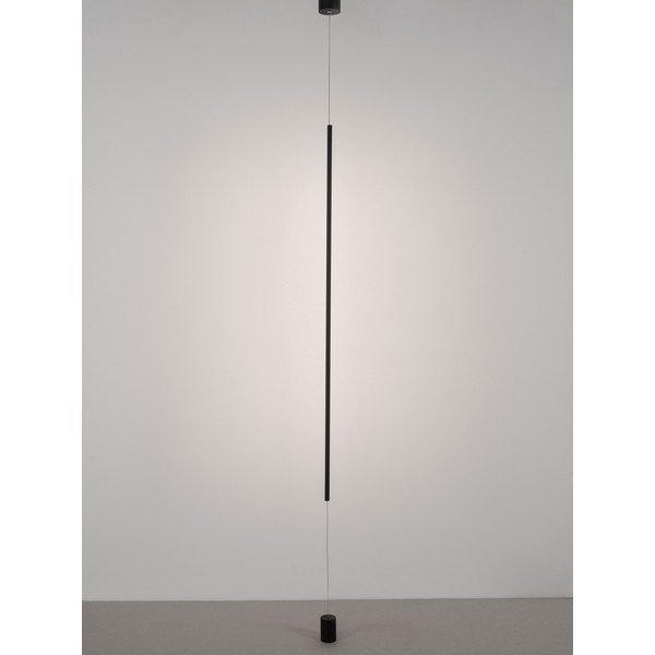 Mat črna aluminijasta LED stoječa svetilka (višina 300 cm) Elettra – Nova Luce-image-2