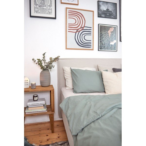 Mint zelena bombažna posteljnina Bonami Selection, 140 x 200 cm-image-3